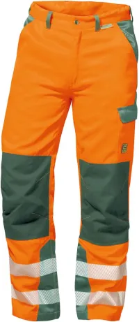 Pantaloni de avertizare Nice, Gr. 58, portocaliu/gri