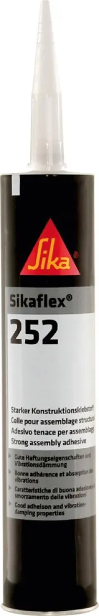 Adeziv de etansare poliuretanic Sikaflex-252, 300ml, negru, SIKA