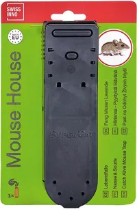 Casă pentru șoareci cu capcană vie, inclusiv momeală SuperCat Swissinno Solution