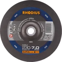 Disc de polizat, pentru otel, 230x7.0mm, curbat, ALPHALINE, RHODIUS