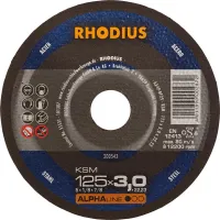 Disc de taiere pentru otel, 125x3,0mm, drept, RHODIUS