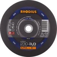 Disc de taiere pentru otel, 230x3,0mm, drept, RHODIUS