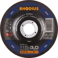 Disc de taiere pentru otel, 125x3,0mm, curbat, RHODIUS