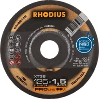 Disc de bit pentru inox, 125x1,5mm, drept, PROLINE, Rhodius