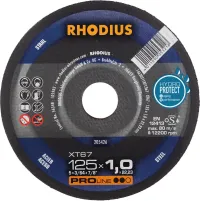 Disc de taiere XT67, pentru otel, 125x1.0mm, drept, RHODIUS