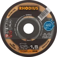 Disc de bit pentru inox, 125x1,5mm, drept, TOPLINE, Rhodius