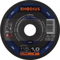 Disc de taiere pentru otel, 115x1,0mm, drept, RHODIUS