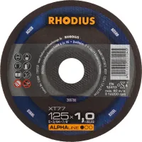 Disc de taiere pentru otel, 125x1,0mm, drept, RHODIUS