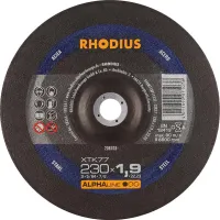 Disc de taiere pentru otel, 230x1,9mm, curbat, RHODIUS