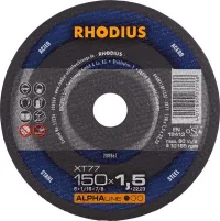Disc de taiere pentru otel, 150x1,5mm, drept, RHODIUS