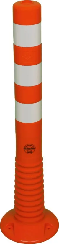 Stâlp flexibil 750mm, Ø 80mm, portocaliu