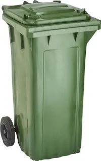 Coș mare de gunoi WAVE 120 l plastic Verde