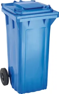 Coș mare de gunoi WAVE 120 l plastic Albastru