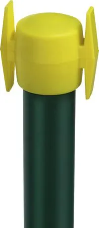Stâlp de rufe verde 2000mm cu tub transversal D.42mm