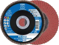 Disc lamelar POLIFAN A-COOL SG INOX + AL, 115mm, gran.40, drept, horse