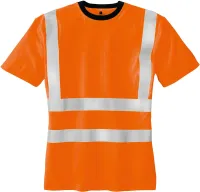 Tricou de protectie HOOGE, portocaliu fluorescent, marime 2XL