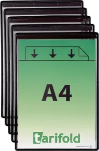 Tablă magnetică A4 negru simplu (1 pachet de 5)