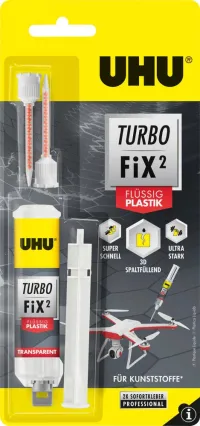 UHU Turbo Fix PLASTIC LICHID 10g