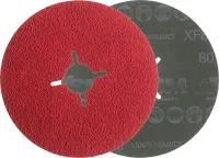 Disc abraziv de polizat pentru inox, Al, oteluri slab aliate, 125mm, gran.36, VSM