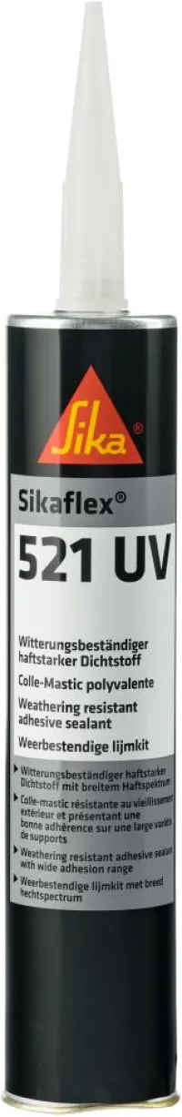 Cartuș Sikaflex-521 UV negru de 300 ml