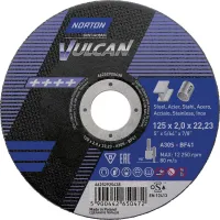 Disc de tăiere Vulcan Steel/Inox drept 125x2.0