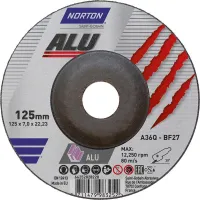 Disc de slefuire din aluminiu cu manivelă 125x7,0 mm