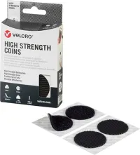 VELCRO Velcro High Strength Fastener Point diametru 45mm, negru, 6 buc