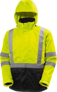 Jachetă Warning shell ALTA mărimea 2XL, galben/cărbune