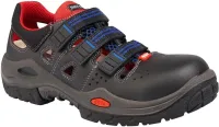 Sandale de protectie cu bombeu, JALAS® 3800R RESPIRO, S1 ESD SRB, negru-rosu-albastru, mărimea 36, JALAS®