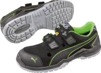Pantofi de protectie cu bombeu, Neodyme Green Low 644300, S1P ESD SRC, negru-verde, mărimea 44, PUMA®