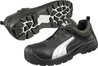Pantofi de protectie cu bombeu, Cascades Low 640720, S3 HRO SRC, negru-argintiu, mărimea 41, PUMA®