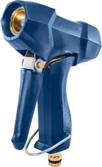 Pistolă de curățare profesională acoperită cu cauciuc MSG. conexiune albastră HartăAchizițiiSTRECKEffungsartikel
