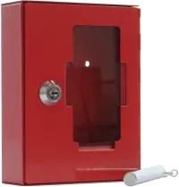 Cutie chei de urgență roșie 150x120x32 mm cu clapă