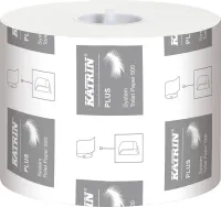 Katrin Plus System Toaletă 500 3 straturi, șervețel, alb
