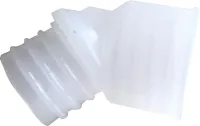 Cot pentru silicon 45 grade, plastic, albE-COLL