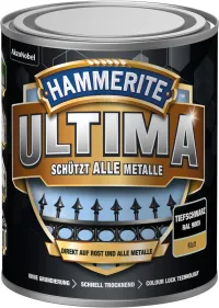 Vopsea de protecție metalică Matt Ultima (wb) 750 ml negru adânc