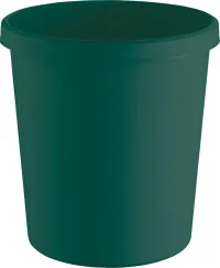 Coș de gunoi 18 l verde 331 mm plastic reciclat