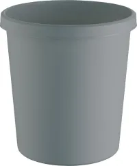 Coș de gunoi 18 l gri deschis331 mm plastic reciclat