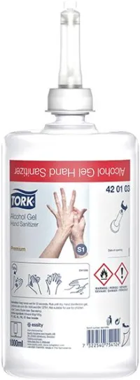 Gel dezinfectant de maini Tork 1000 ml