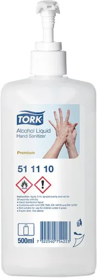 Dezinfectant lichid pentru mâini Tork 500 ml