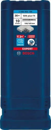 Burghiu cu ciocan SDS-plus 7x 10x100x165mm 30buc EXPERT Bosch
