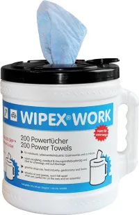 WIPEX-WORK Distribuitor Big Grip Dozator de șervețele cu găleată, inclusiv rolă