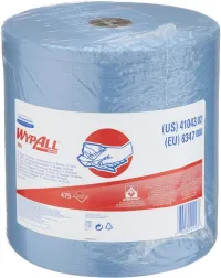 WypAll X80 Wischtücher Großrolle / Stahlblau