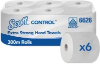 Scott CONTROL EXTRA STRONG Prosoape de mână Roll / Alb