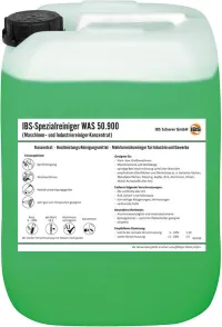 Detergent special IBS WAS 50.900 20L (concentrat de curățare pentru mașini și industriale)