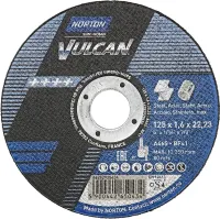Disc de tăiere Vulcan Steel/Inox drept 125x1,6
