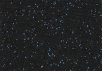 Podea sport negru/albastru, cauciuc, 6mm, 1,25x10m