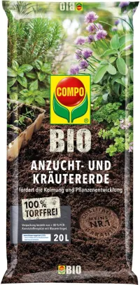 Cultivare și sol pe bază de plante fără turbă 20 L COMPO BIO