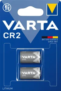 Baterie Lithium CR2, 3.0V, 920 mAh, blister de 2 bucati, VARTA