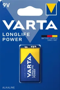 Baterie LONGLIFE Power E 9V, E-block 6LP3146, ambalata individual, VARTA